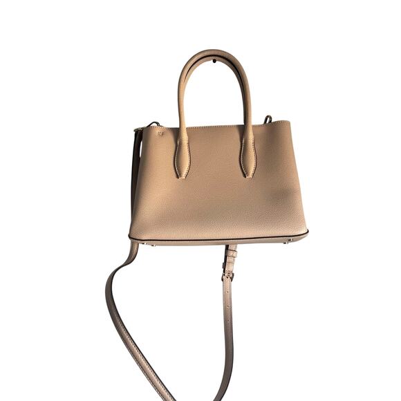 Kate Spade New York Eva Small Top Handle Crossbody Bag Blush Pebbled Leather - Picture 6 of 13